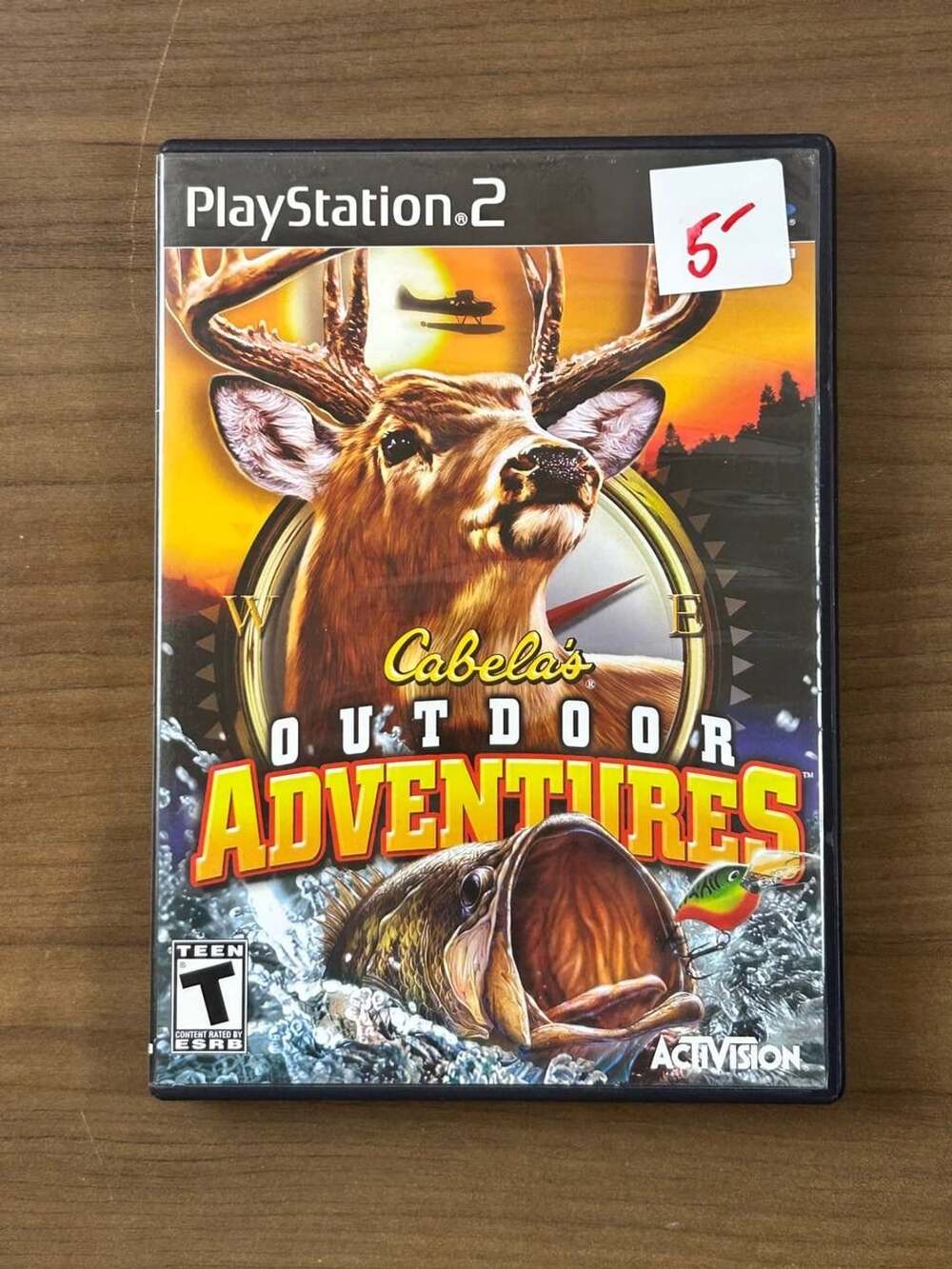 Cabela's Outdoor Adventures PS2 PlayStation 2 Game Case Manual Activision